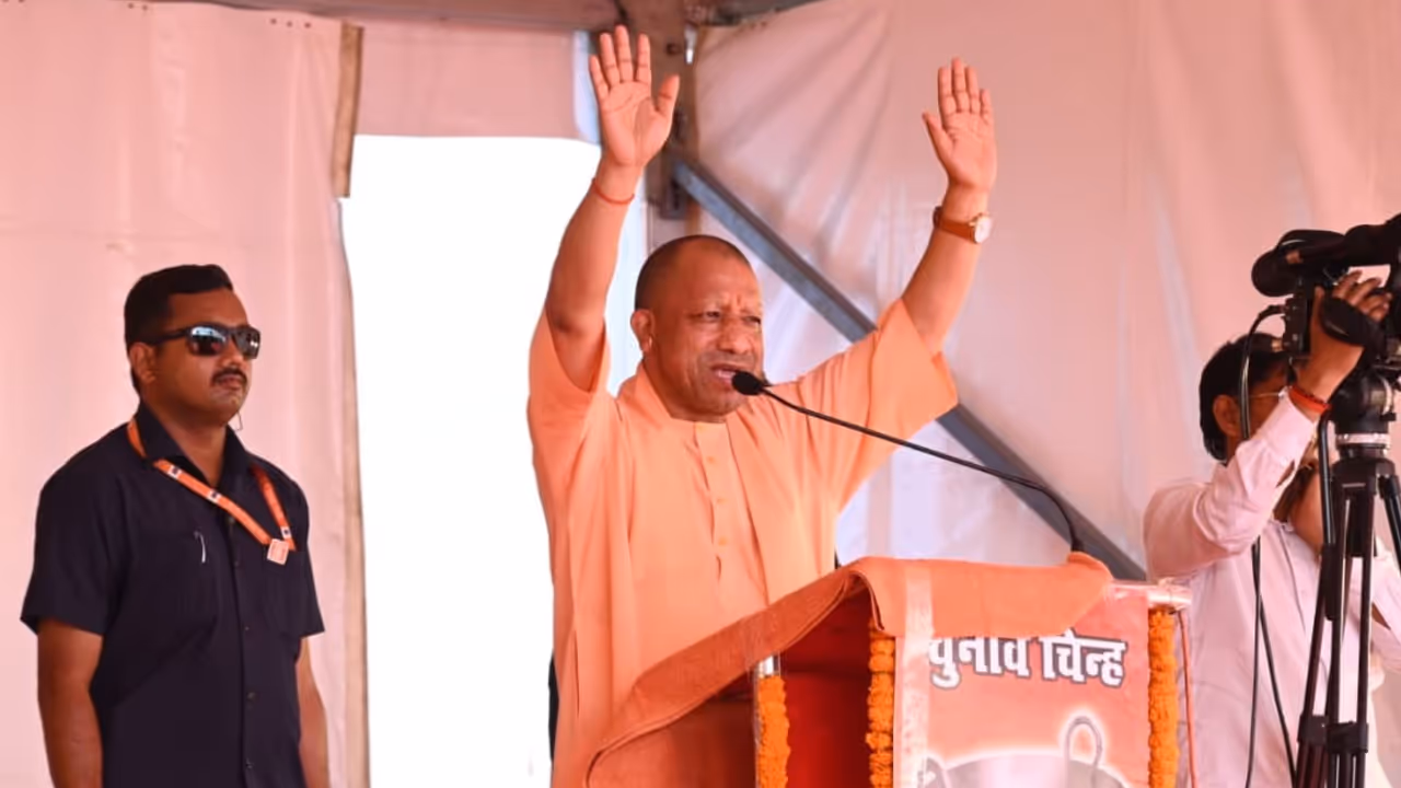 CM Yogi Adityanath election rally in Attari 