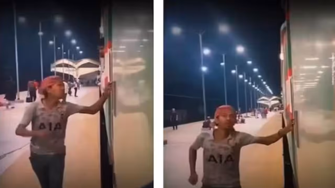 Railway Vendor Chases Moving Train After Passenger Refuses To Pay