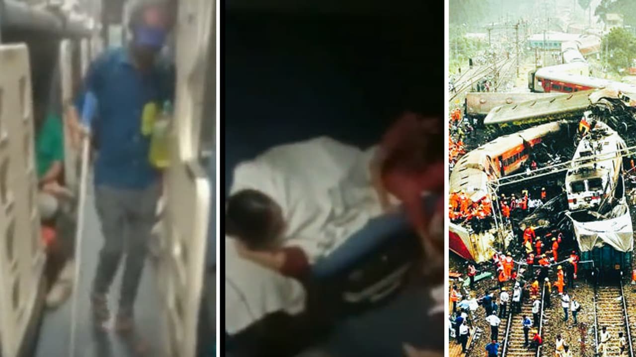 balasore train accident Shocking video