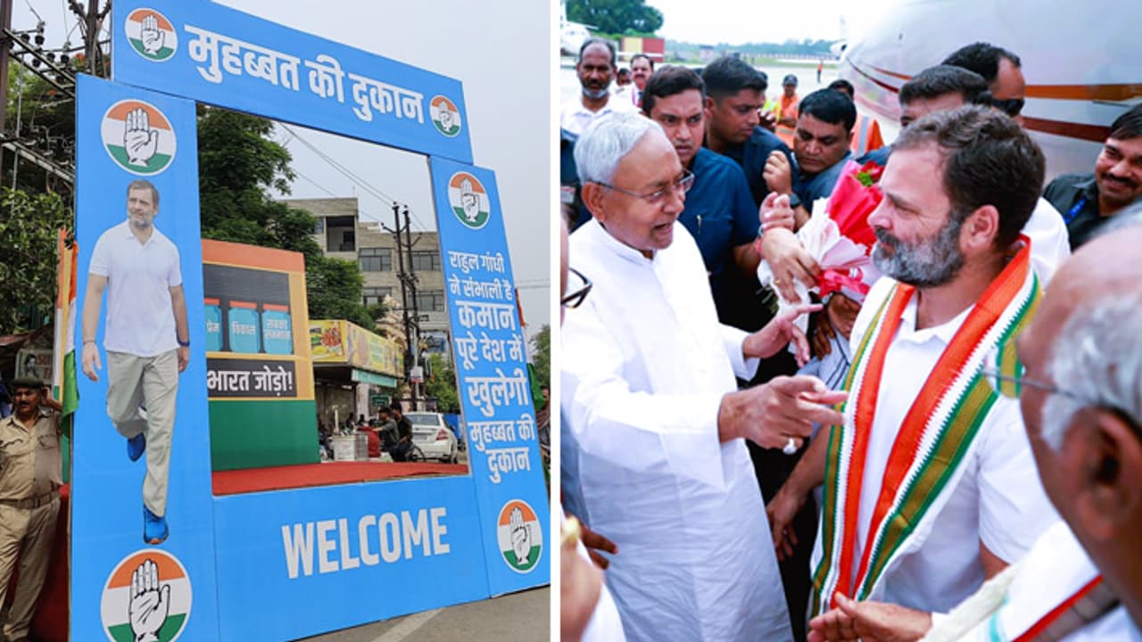 Opposition parties meeting against Modi in Patna Opposition parties meeting against Modi in Patna