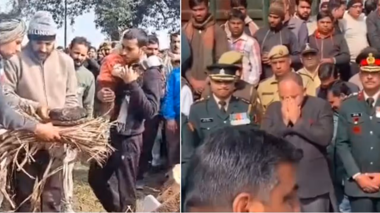 Heart Wrenching Video From Hapur Soldiers Last Rites Heart Wrenching Video From Hapur Soldiers Last Rites
