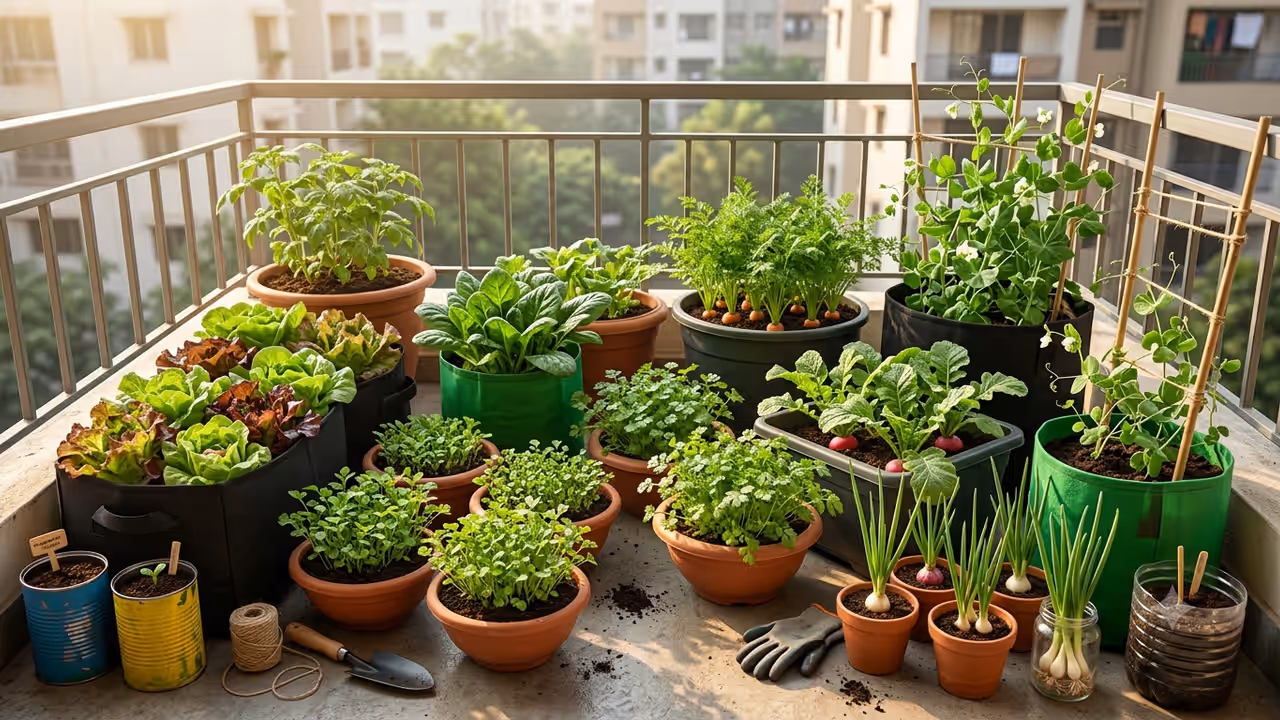 Gardening Tips | Spinach to Carrots: 7 Winter Vegetables You Can Easily Grow in Pots at Home Gardening Tips | Spinach to Carrots: 7 Winter Vegetables You Can Easily Grow in Pots at Home