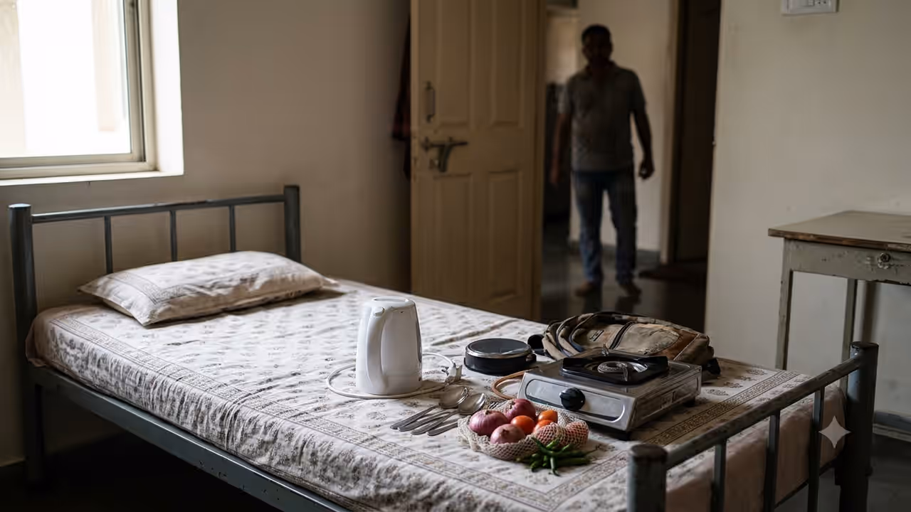 Pune PG Owner Takes Away Tenant’s Kettle, Stove, Spoons And Even Vegetables; X Post Goes Viral Pune PG Owner Takes Away Tenant’s Kettle, Stove, Spoons And Even Vegetables; X Post Goes Viral
