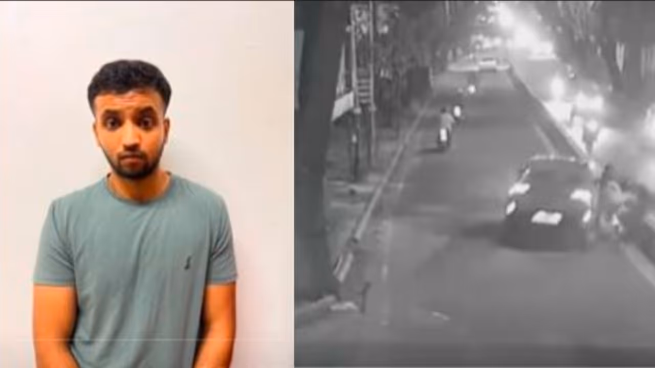 Accident near MS Ramaiah hospital