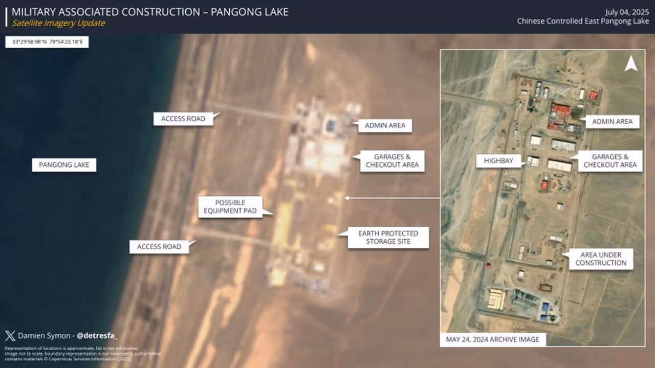 China builds new air defence site near India border