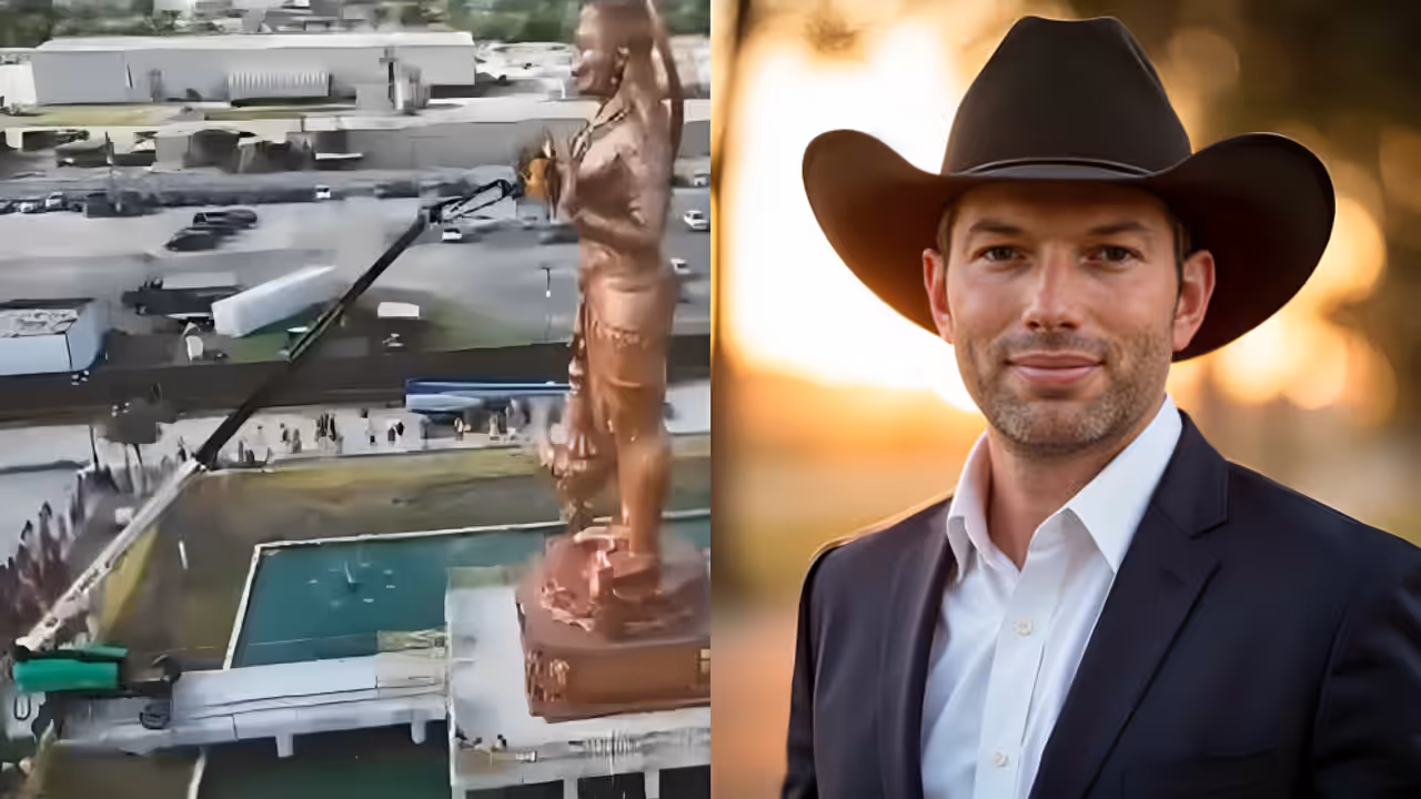 Lord Hanuman Statue In Texas and Alexander Duncan