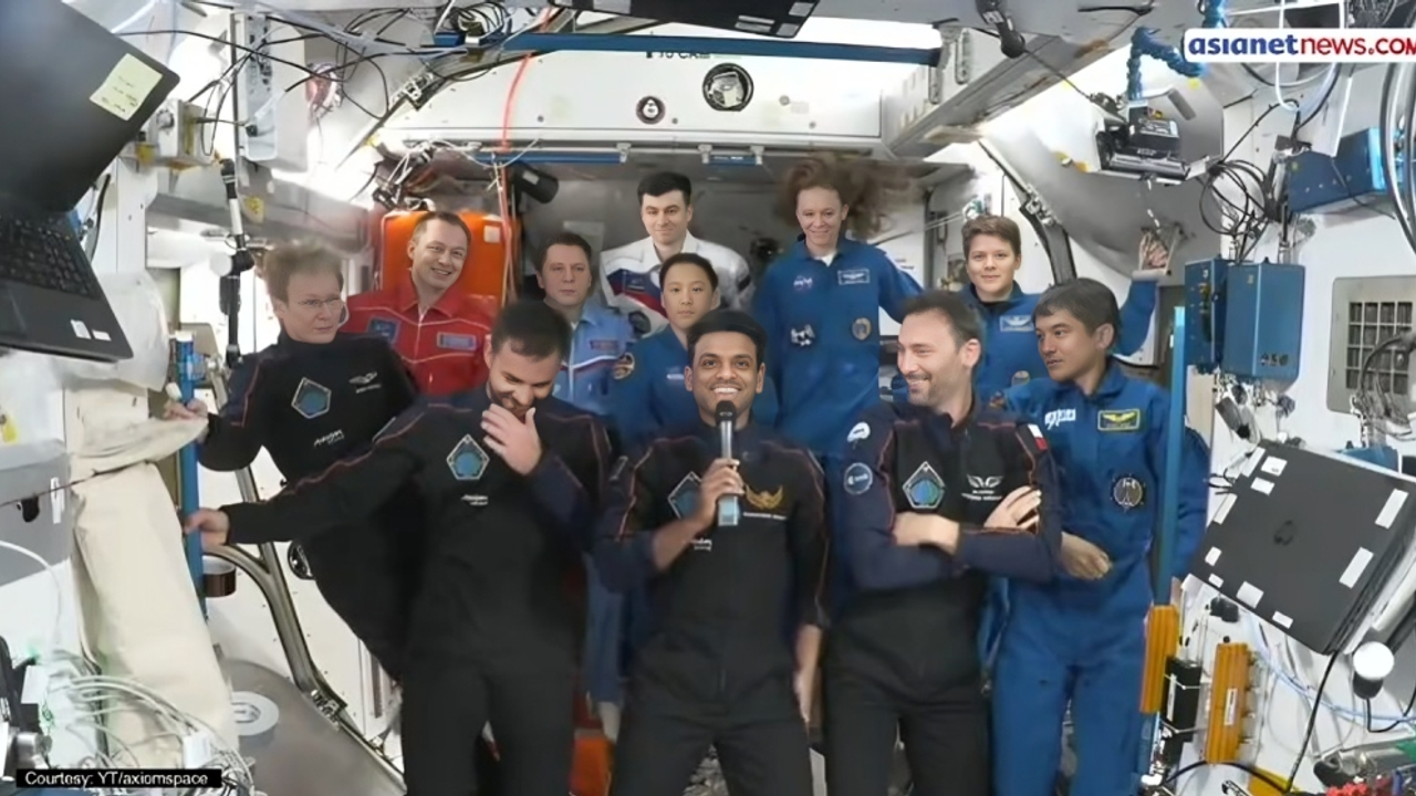 Shubhanshu Shukla's farewell from space