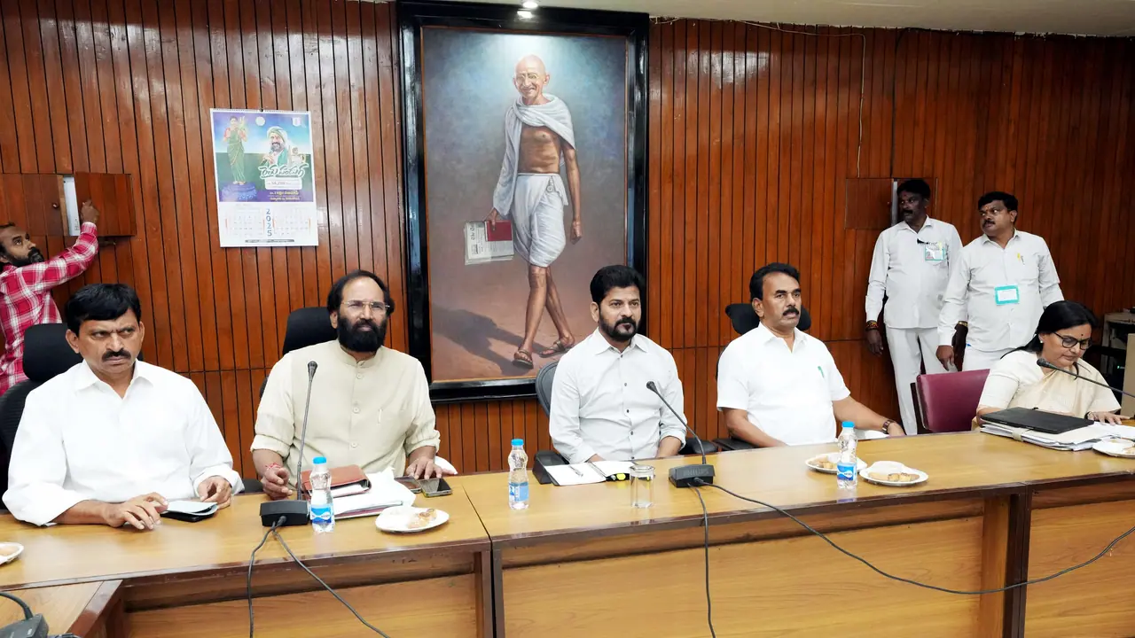 Revanth Reddy reviews the progress of rescue operations related to the SLBC accident