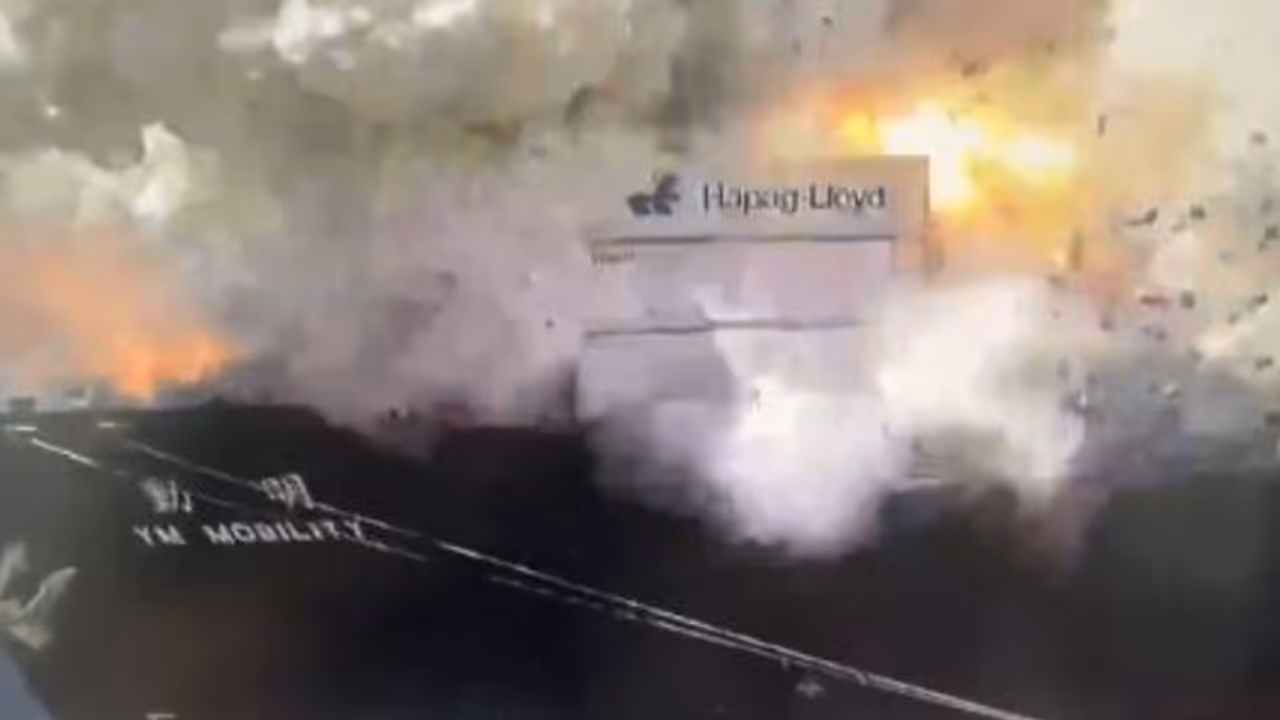 cargo ship blast
