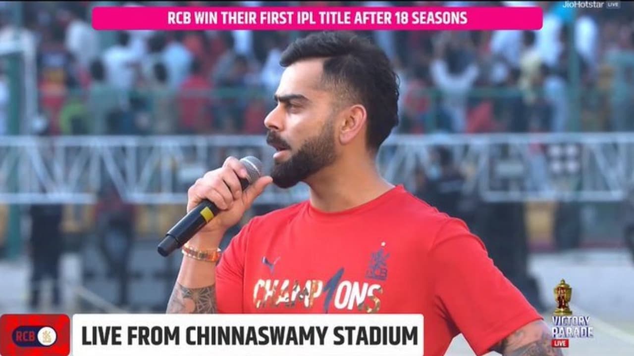 Virat Kohli at Chinnaswamy stadium
