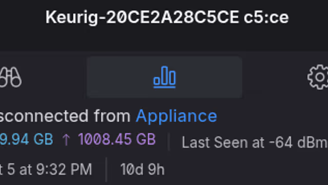 Man Claims Coffee Machine Uploaded 1 TB Of Data In 10 Days Man Claims Coffee Machine Uploaded 1 TB Of Data In 10 Days