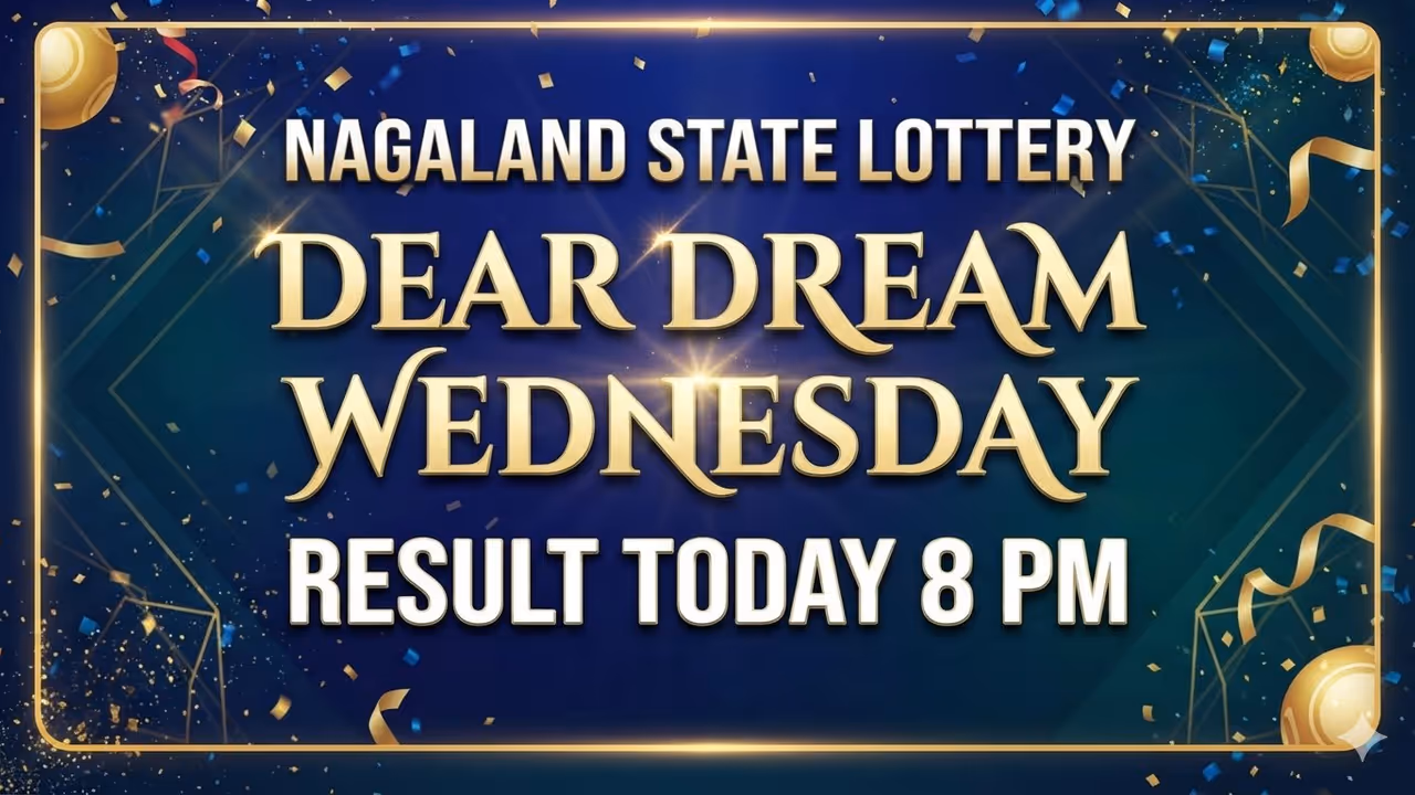 Nagaland State Lottery Dear Dream Wednesday Result Today 8 PM: Who Won Rs 1 Crore Jackpot? Full Winners List Here Nagaland State Lottery Dear Dream Wednesday Result Today 8 PM: Who Won Rs 1 Crore Jackpot? Full Winners List Here