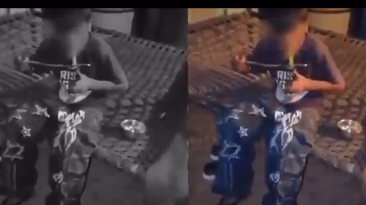 Punjab man arrested after viral video shows 13 yearold consuming drugs Punjab man arrested after viral video shows 13 yearold consuming drugs