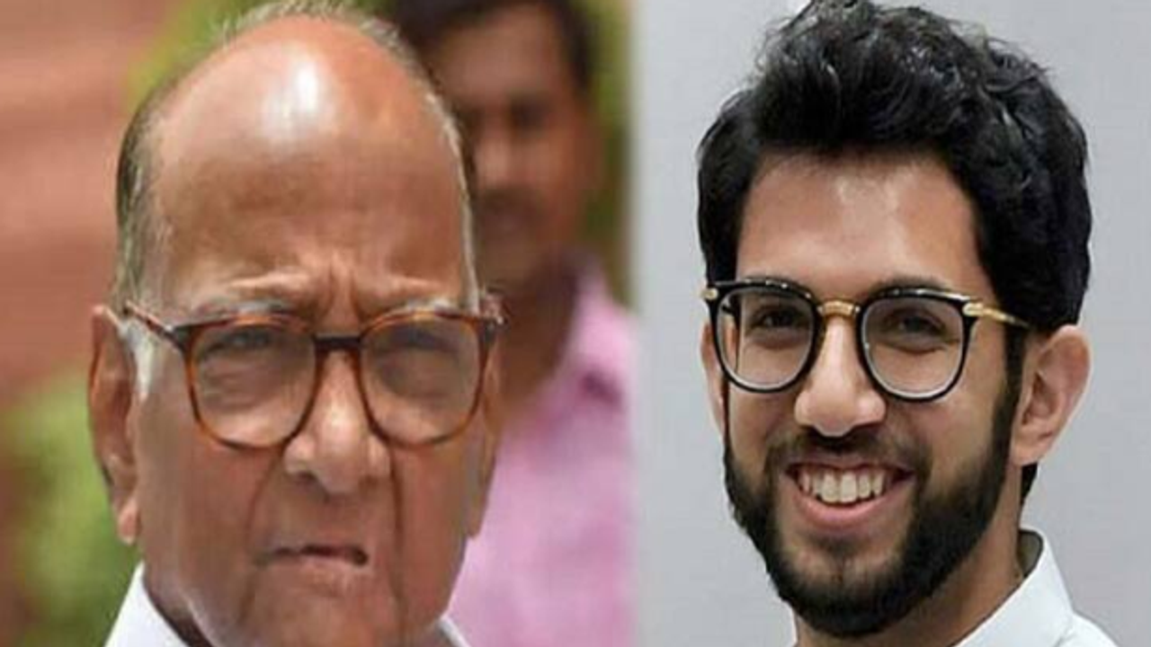 Sharad Pawar Aditya Thackeray Sharad Pawar Aditya Thackeray