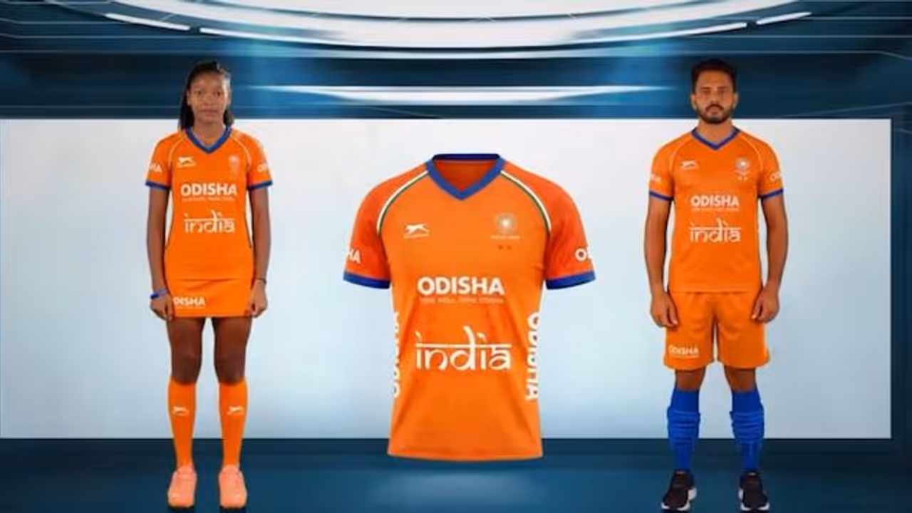 Indian Hockey Team Saffron Jersey Indian Hockey Team Saffron Jersey