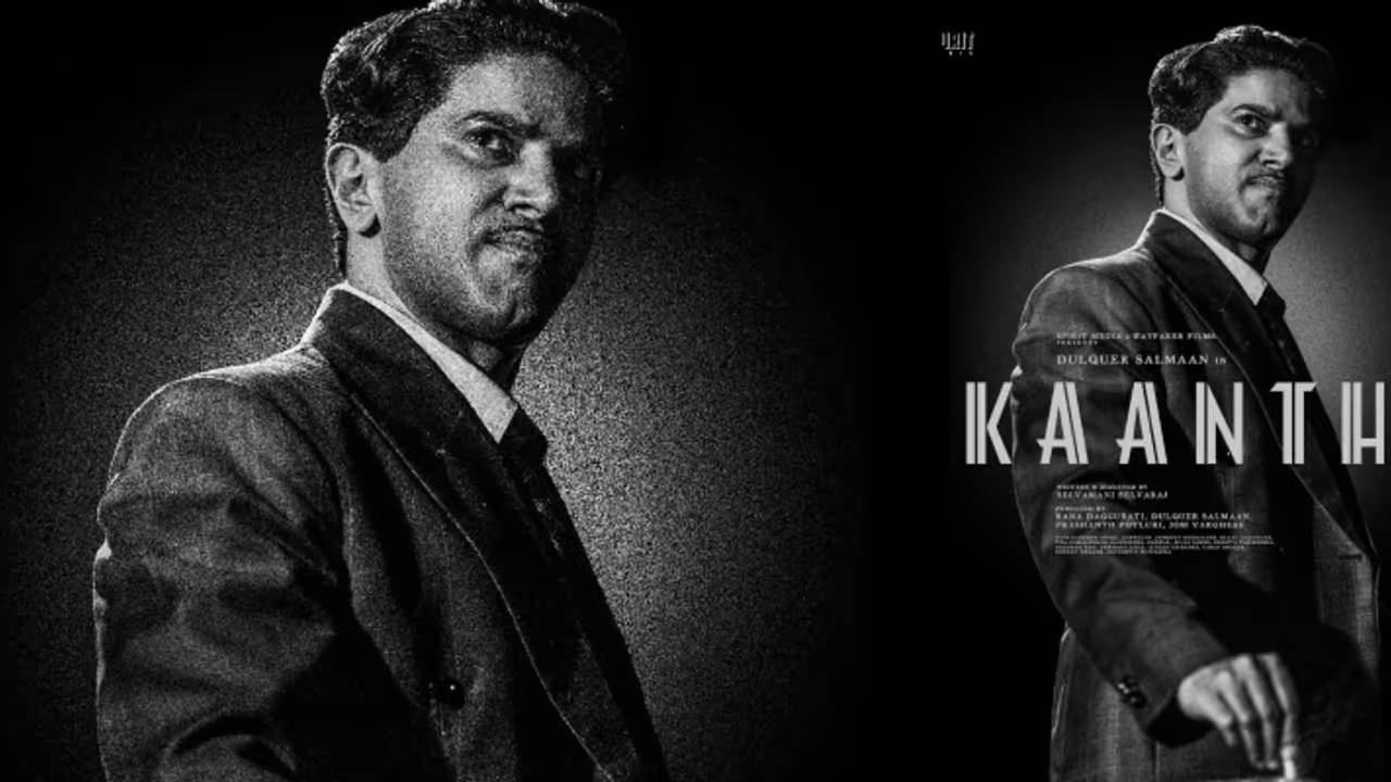 Dulquer Salmaan Kaantha first look Dulquer Salmaan Kaantha first look