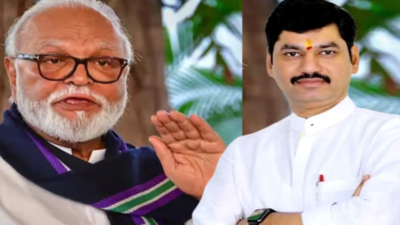 chhagan bhujbal and dhananjay munde chhagan bhujbal and dhananjay munde