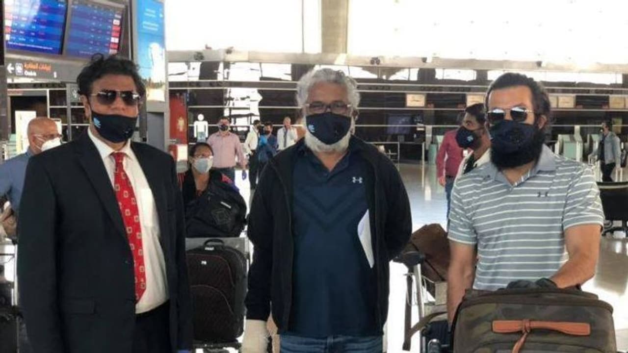 Prithviraj Sukumaran along with Aadujeevitham crew return to India