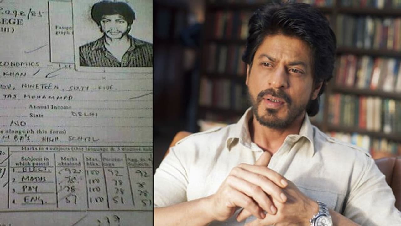Did you fare better than Shah Rukh Khan in college? Check out King Khan's certificate from Hansraj