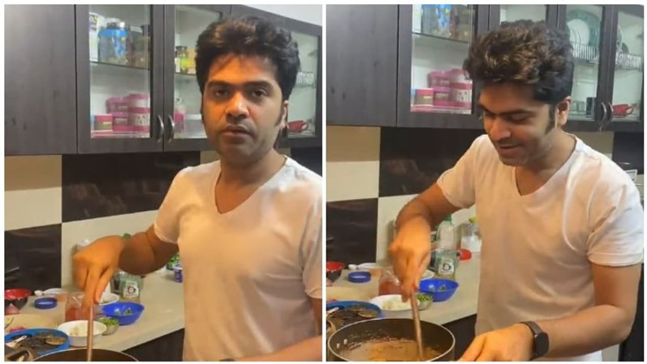 Simbu Cooking பனீர் மஷ்ரூம்... சமையலிலும் அசத்திய சிம்பு..! வைரலாகும் த்ரோ பேக் ...