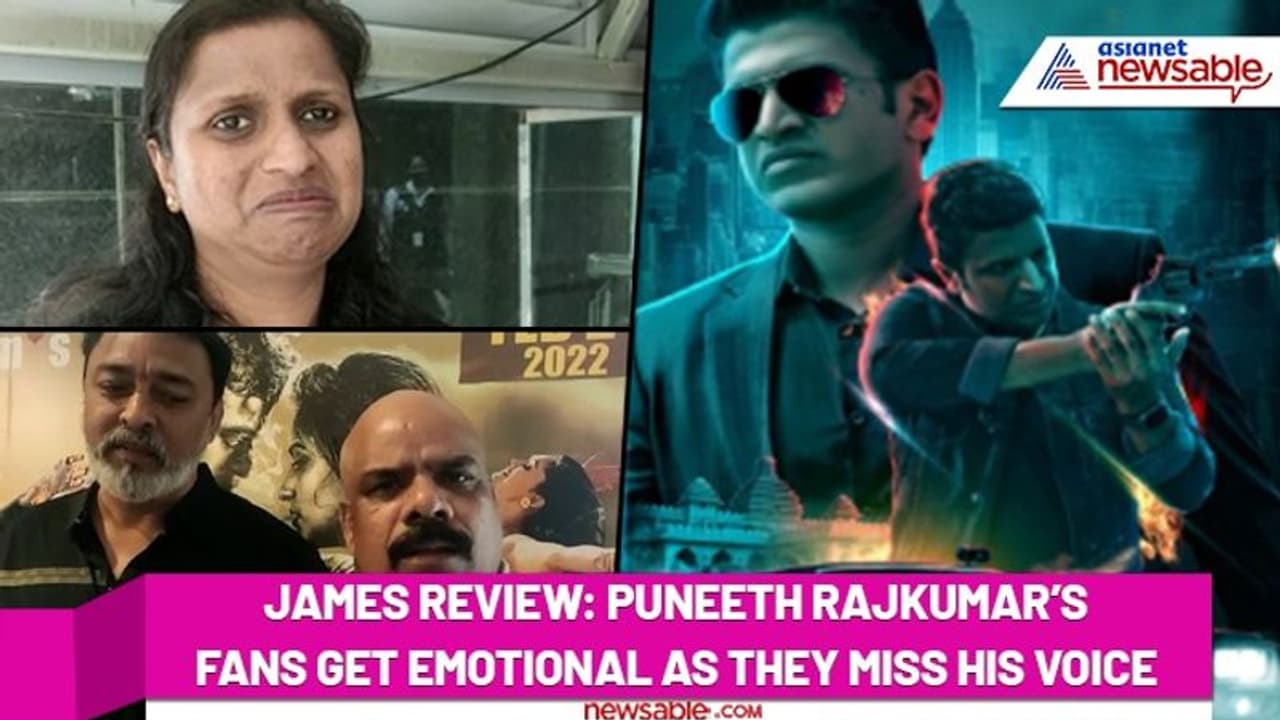 James Rajkumar James review: Puneeth Rajkumar's fans get emotional as they miss his ...