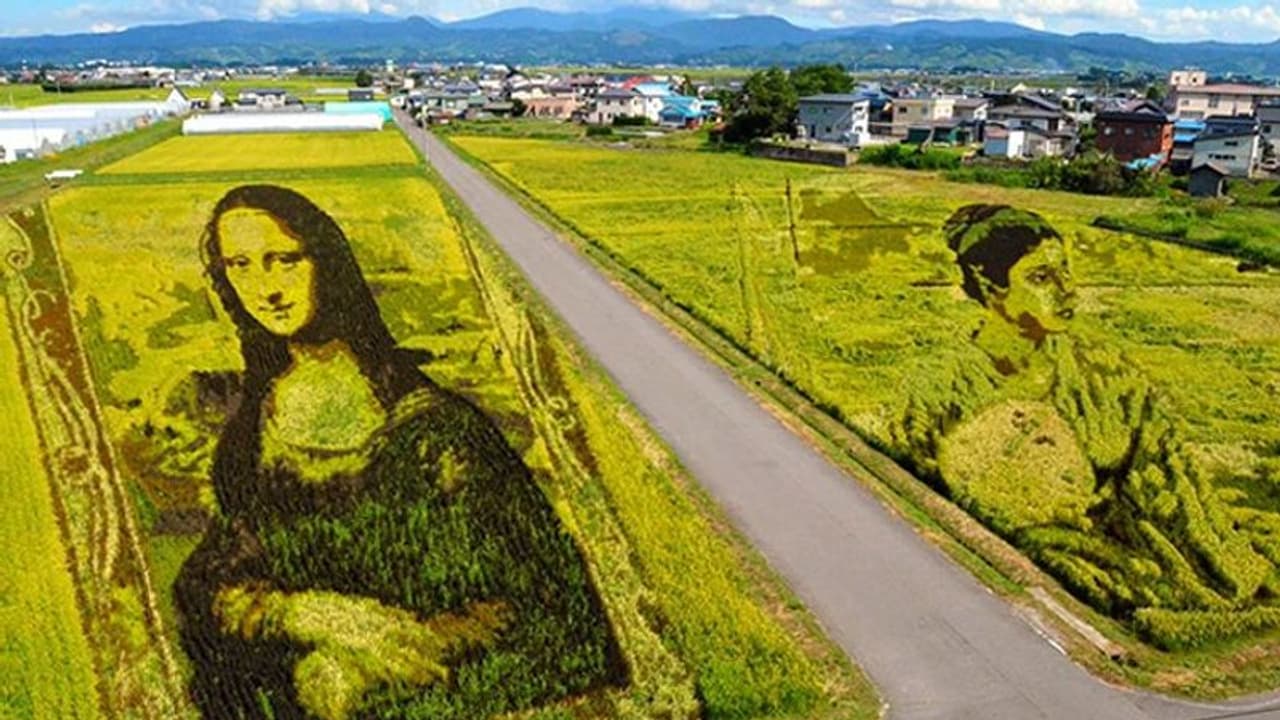 Amazing art: जब धान की फसल लहलहाती है, तो मोनालिसा मुस्कराती है, इसके ...