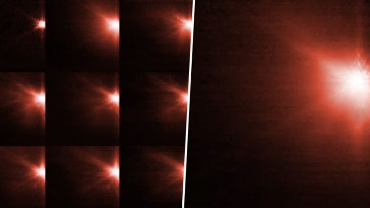 NASA's James Webb, Hubble Telescopes capture DART asteroid collision ...