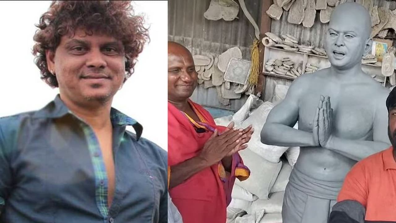 Mistri Raksha రాకేష్ మాస్టర్ విగ్రహం చూశారా... కానీ ఫ్యాన్స్ నాట్ హ్యాపీ! | All Set ...