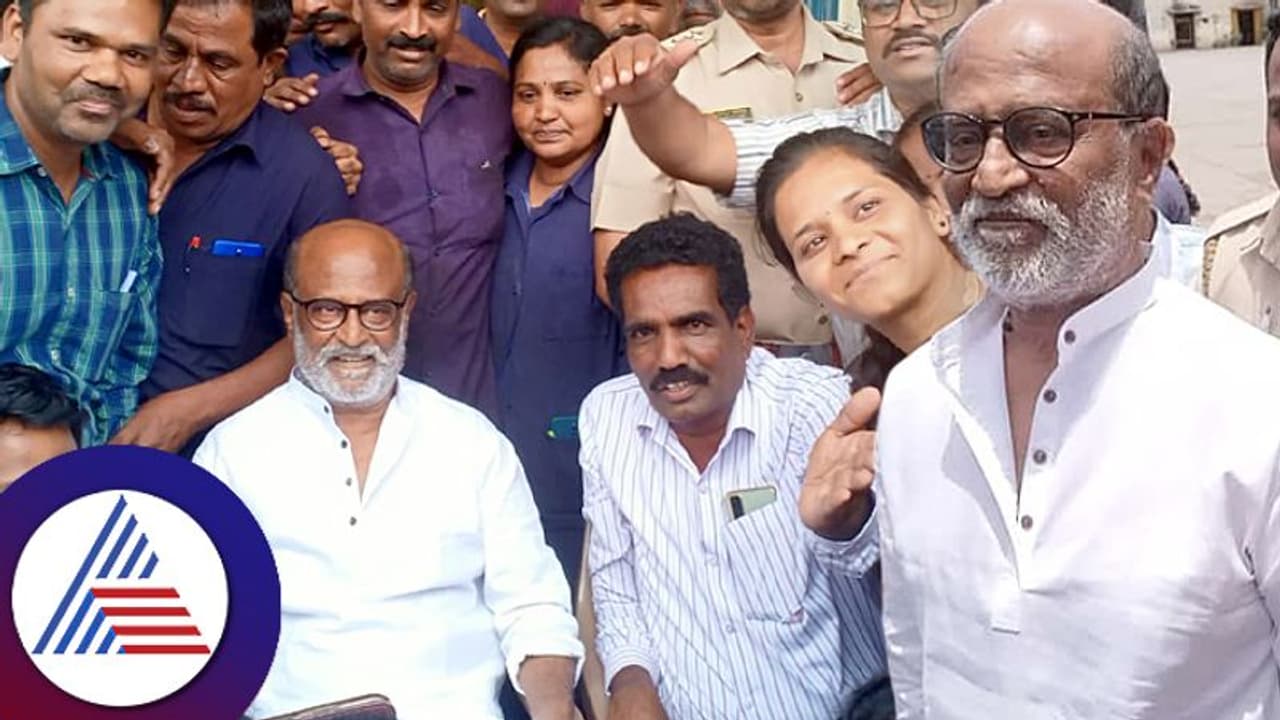 Superstar Rajnikanth visits Bengaluru BMTC depot in Jayanagar and reminisces his days as conductor