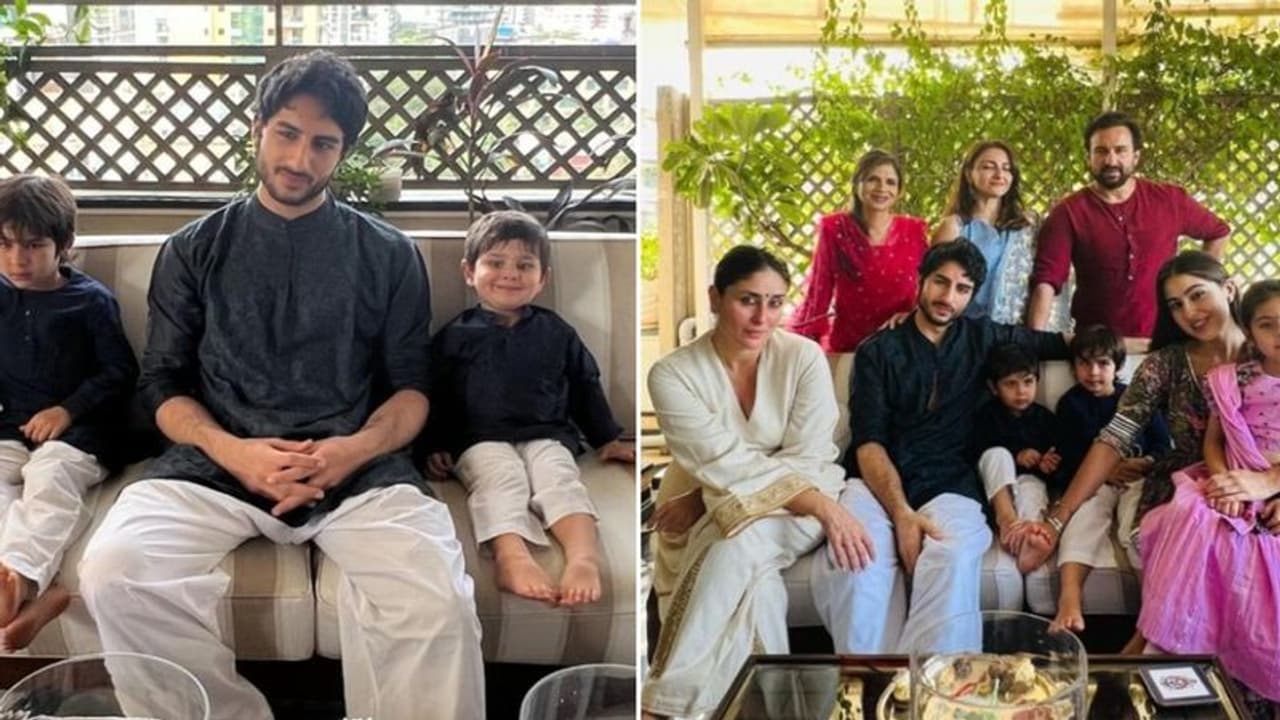 Khan Rakshaa Kareena Kapoor shares snaps of Saif Ali Khan, Taimur-Jeh's Raksha ...