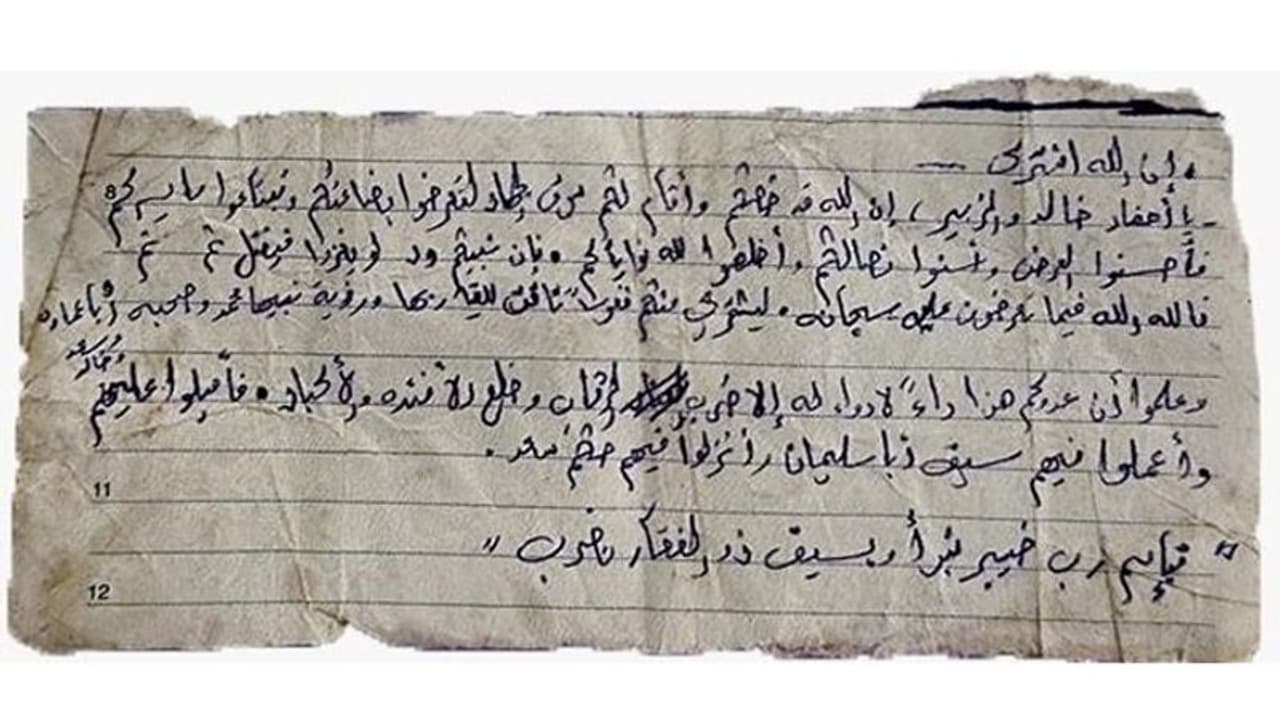 'Behead enemy, extract hearts & livers': Chilling handwritten note to ...