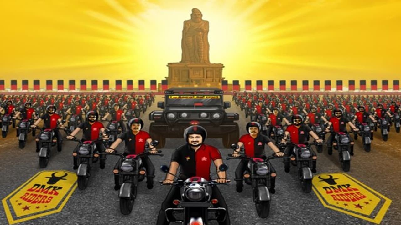 Two Wheeler Rally dmk two wheeler campaign rally 188 பைக்... 13 நாட்கள்... 234 தொகுதி ...