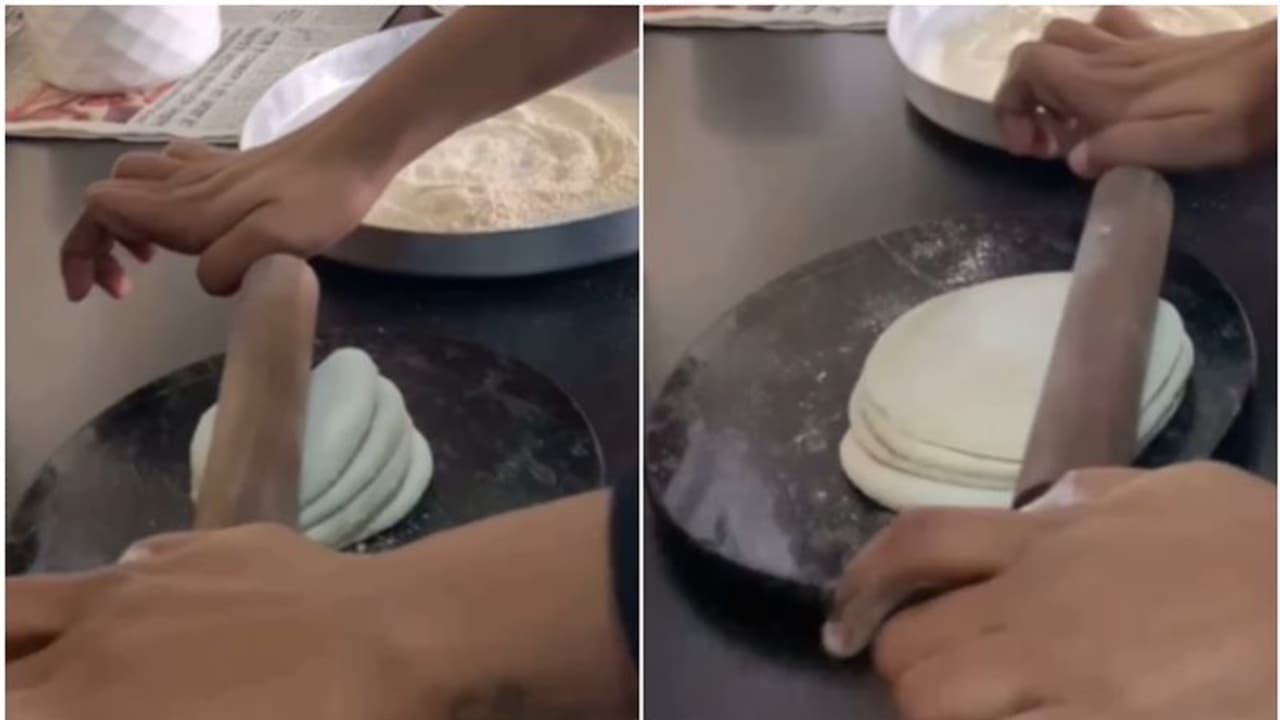 അഞ്ച് ചപ്പാത്തി ഒന്നിച്ച് പരത്താം; വീഡിയോ കണ്ടുനോക്കൂ... | Viral Video ...