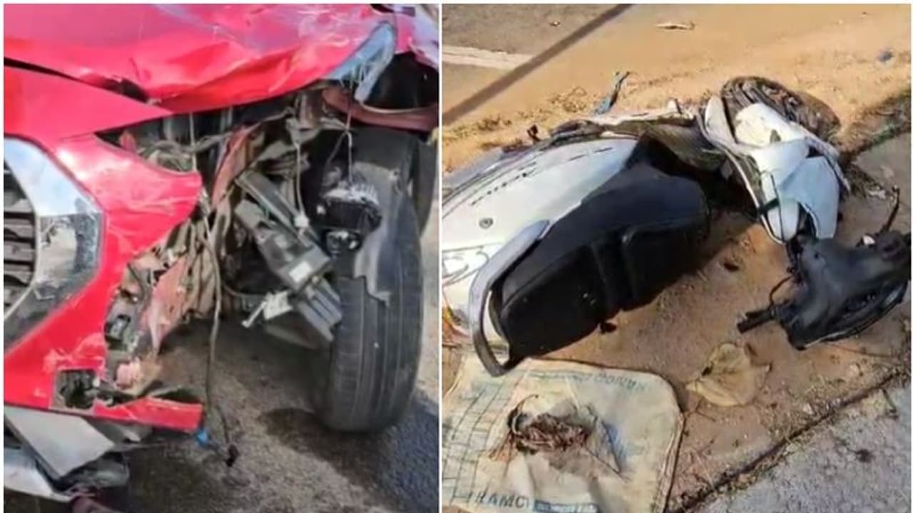 Man Dies after Speeding Car Hits His his scooter in kollam നിയന്ത്രണം ...