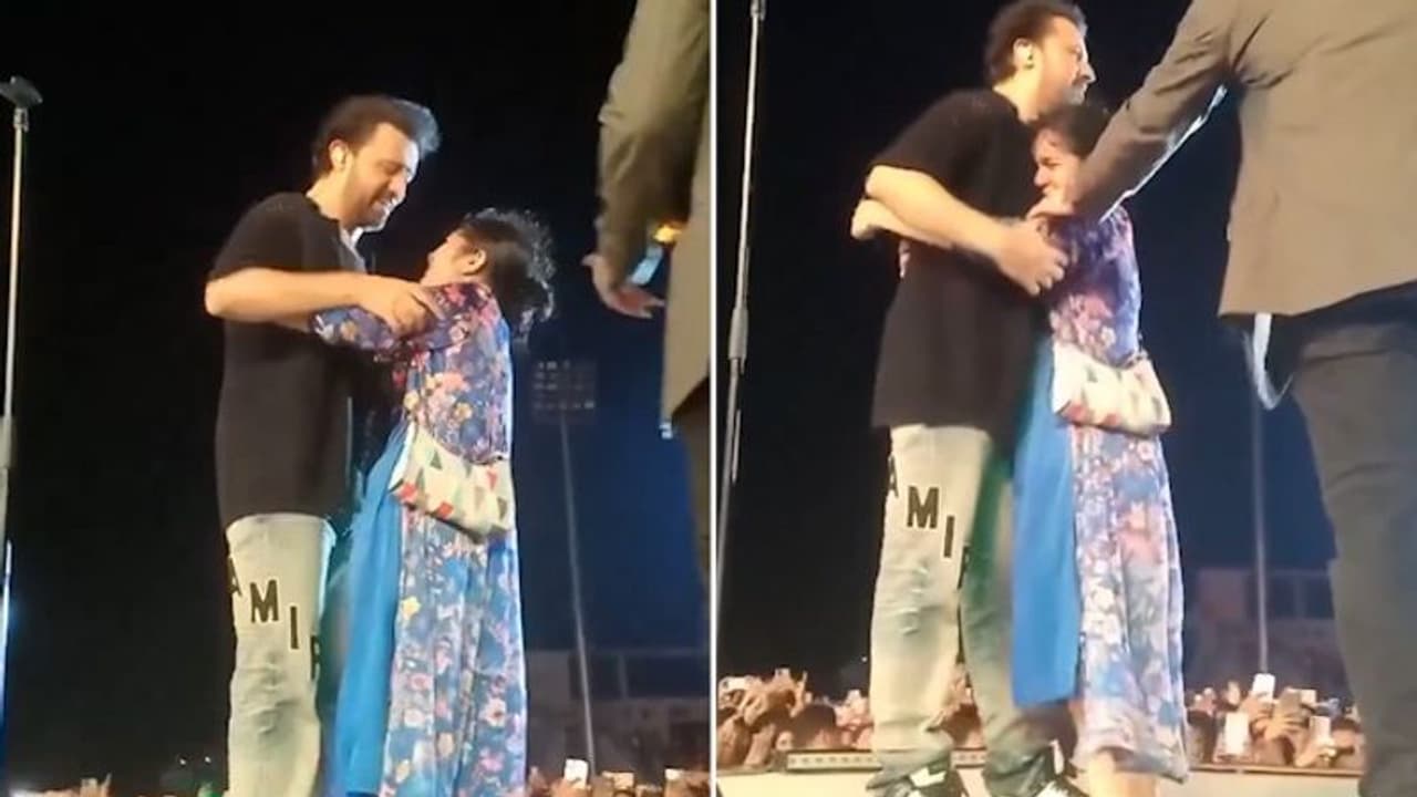 Atif Aslam hugs emotional fan at Dhaka concert; wins Internet with ...