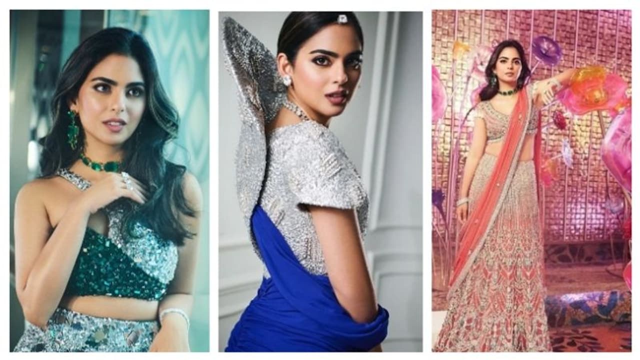 पन्ना-चांदी का लहंगा, महंगी ज्वेलरी, अनंत अंबानी के संगीत में बहन Isha Ambani का कौन-सा Look लगा किलर?