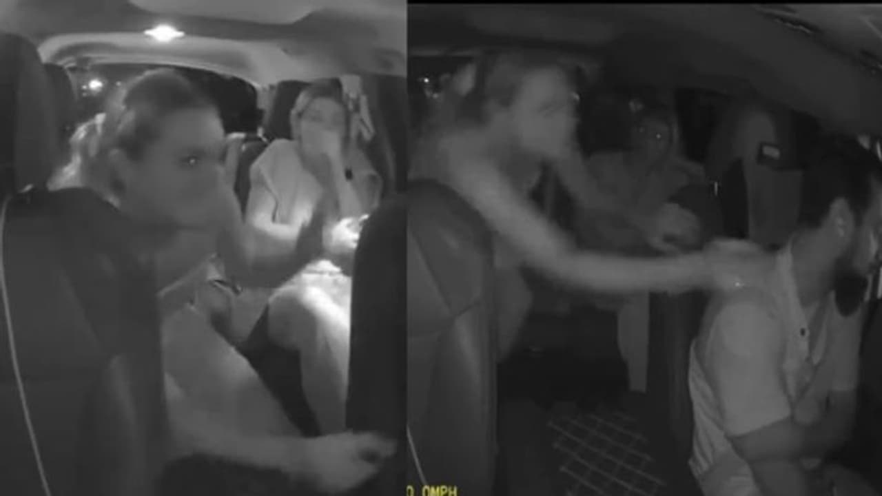 New York Woman Attacks Uber Driver with Pepper Spray | ನ್ಯೂಯಾರ್ಕ್ ಮಹಿಳೆ ...