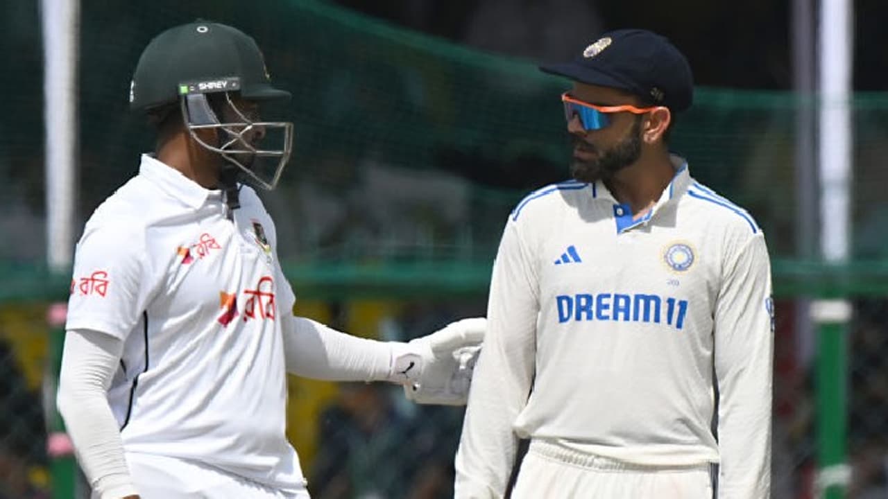 Virat Kohli gifts signed bat to Shakib Al Hasan after India's series ...