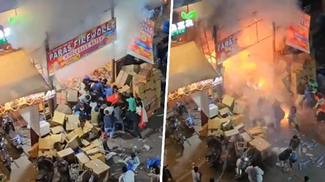 Massive fire breaks out in illegal Hyderabad firecracker shop ...