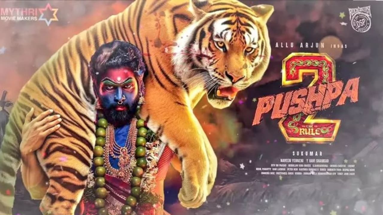 Pushpa 2 sparks fan speculation over unused scenes from promo showing Allu Arjun with tiger
