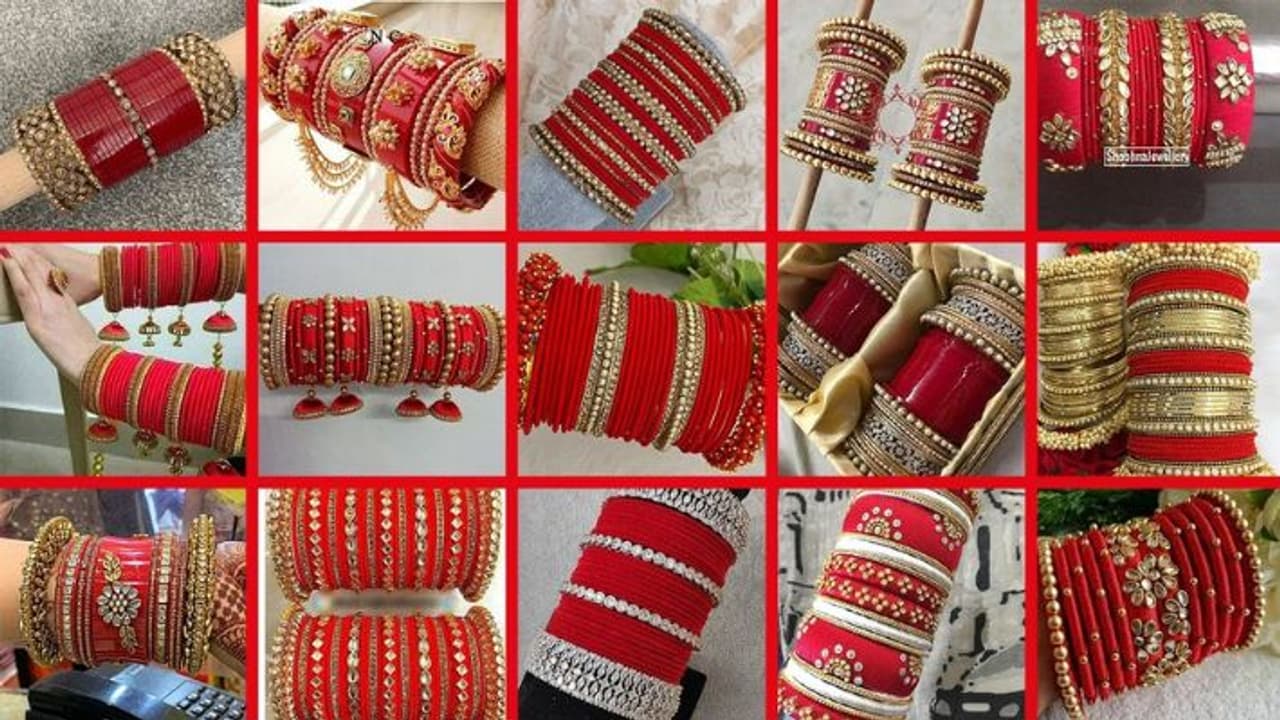 Trendy Red Bangles for Chaitra Navratri : नवरात्रि में मिलेगा माता रानी का आशीर्वाद, हाथों को सजाएं सुहाग की लाल चूड़ियों से | Trendy And Latest Red Bangles Set For Chaitra Navratri