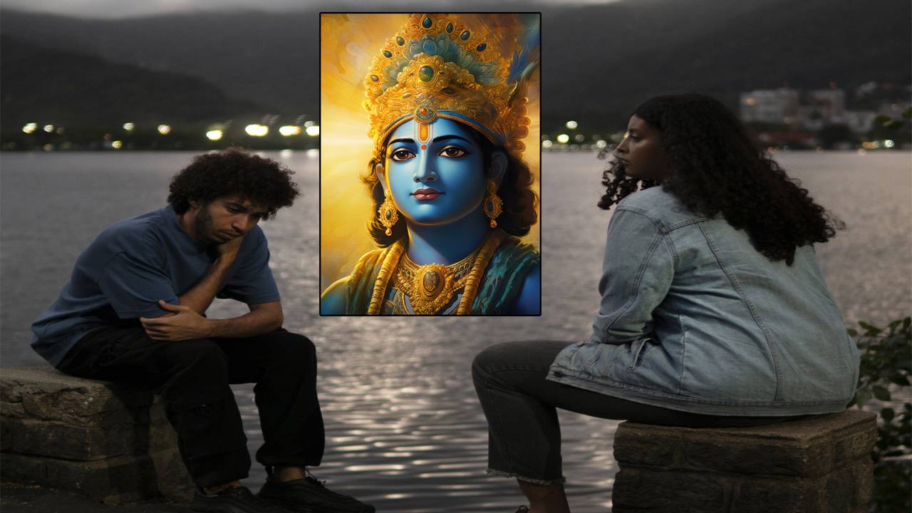 ಭಗವದ್ಗೀತೆಯ ಈ ಸಾರವನ್ನು ಅಳವಡಿಸಿಕೊಂಡರೆ ಯಾರ ಕಣ್ಣು ನಿಮ್ಮ ಪ್ರೀತಿ ಮ್ಯಾಲೆ ಬೀಳಲ್ಲ ಭಗವದ್ಗೀತೆಯ ಈ ಸಾರವನ್ನು ಅಳವಡಿಸಿಕೊಂಡರೆ ಯಾರ ಕಣ್ಣು ನಿಮ್ಮ ಪ್ರೀತಿ ಮ್ಯಾಲೆ ಬೀಳಲ್ಲ