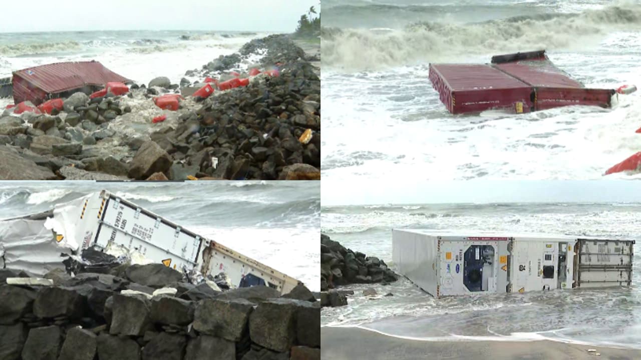 Customs to seize containers found in Kerala coastal area after ship ...
