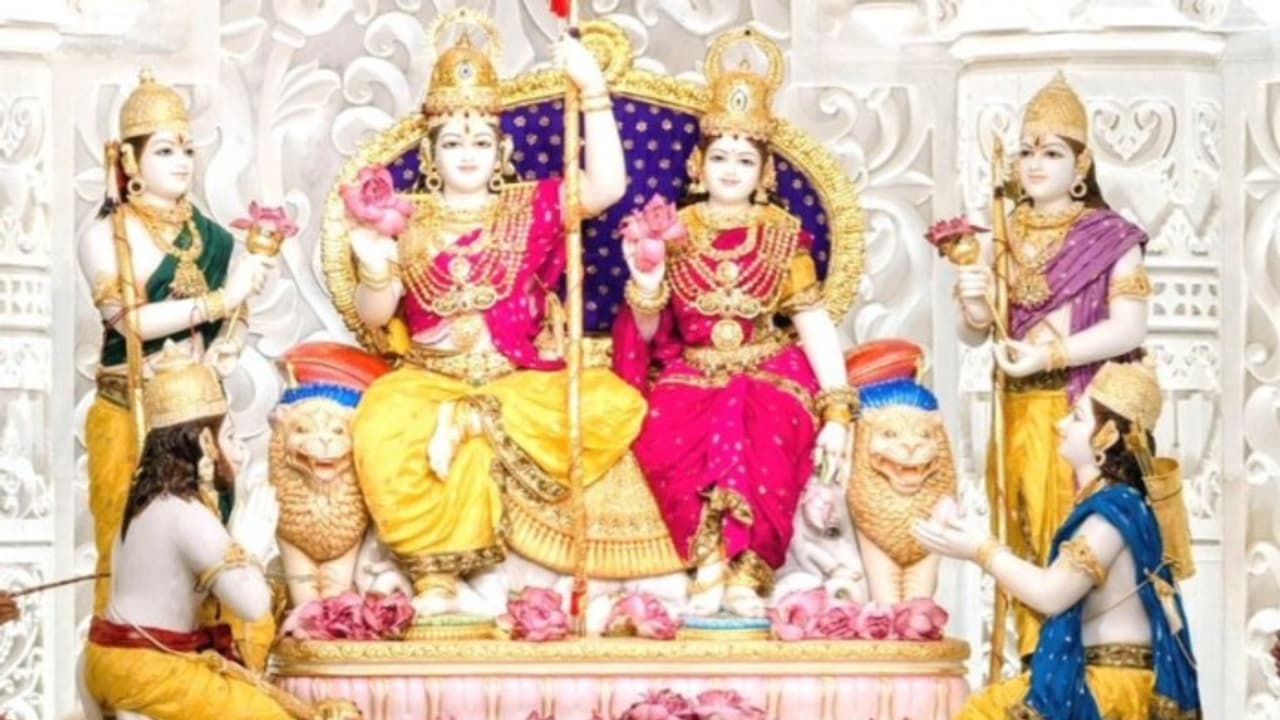 Ram Darbar Pran Pratishtha in Ayodhya: First visuals as CM Yogi ...