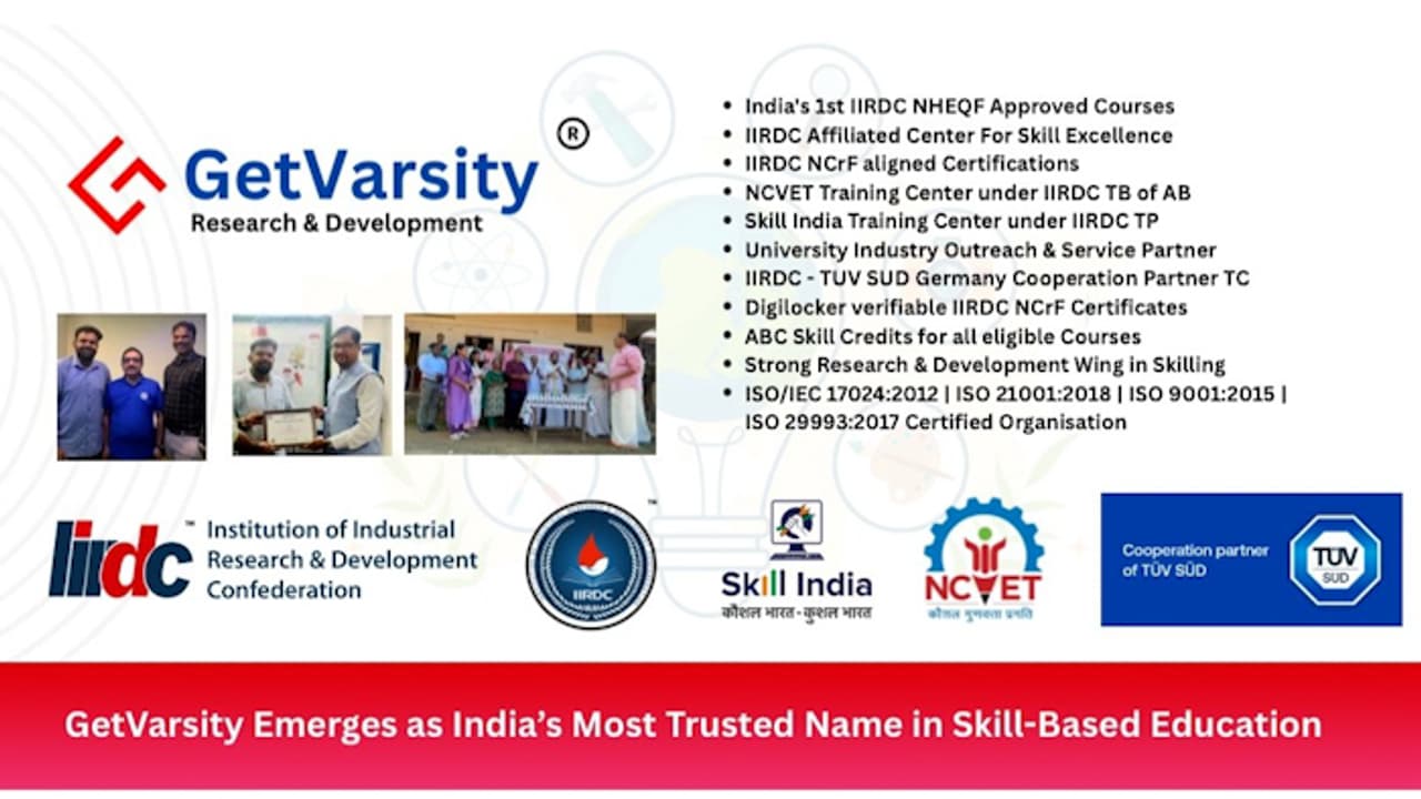 GetVarsity Emerges as India’s Most Trusted Name in Skill-Based Education | Asianet Newsable