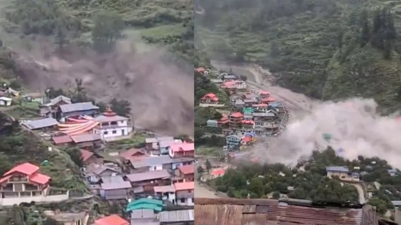 ಉತ್ತರಕಾಶಿಯಲ್ಲಿ ಭೀಕರ ಭೂಕುಸಿತಕ್ಕೆ ಕಾರಣವಾದ ಮೇಘಸ್ಫೋಟ; ಪ್ರವಾಸಿಗರ ಕ್ಯಾಮೆರಾದಲ್ಲಿ ಸೆರೆಯಾಯ್ತು ಭೀಕರ ದೃಶ್ಯ! | Uttarkashi Dharali Village Destroyed By Cloudburst Flash Flood San ಉತ್ತರಕಾಶಿಯಲ್ಲಿ ಭೀಕರ ಭೂಕುಸಿತಕ್ಕೆ ಕಾರಣವಾದ ಮೇಘಸ್ಫೋಟ; ಪ್ರವಾಸಿಗರ ಕ್ಯಾಮೆರಾದಲ್ಲಿ ಸೆರೆಯಾಯ್ತು ಭೀಕರ ದೃಶ್ಯ! | Uttarkashi Dharali Village Destroyed By Cloudburst Flash Flood San