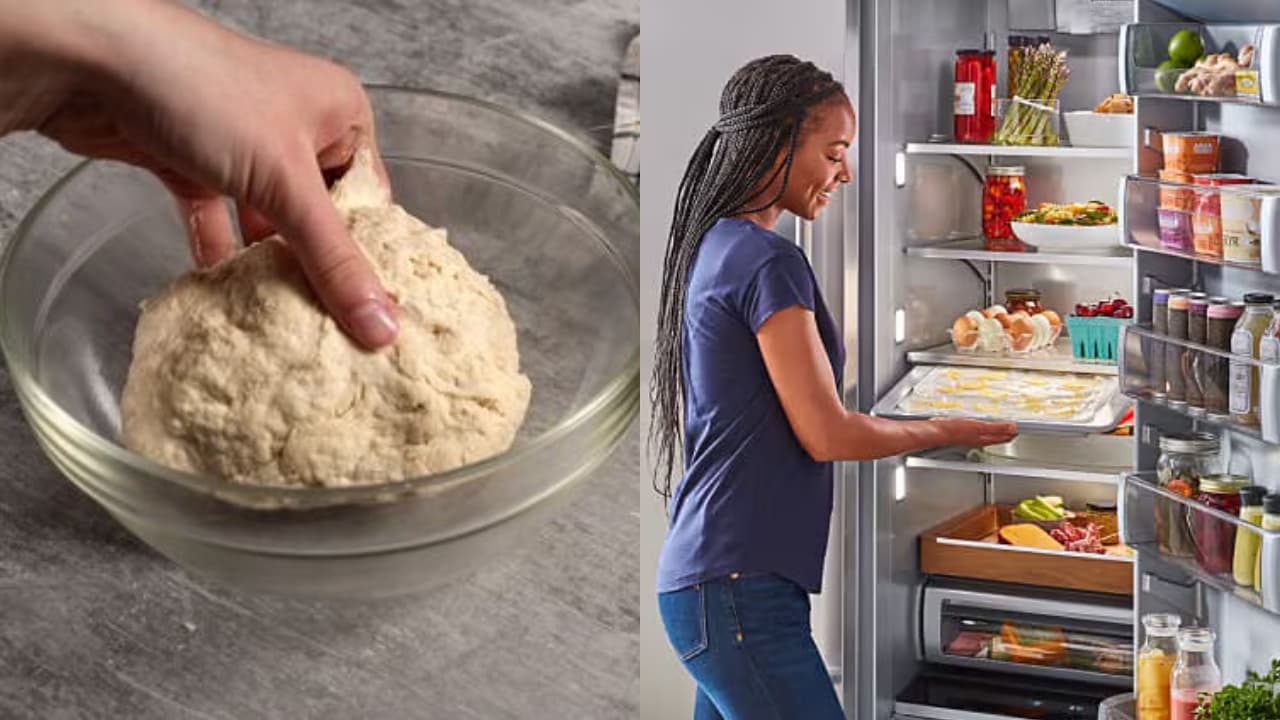 Kitchen Storage Hacks: ಚಪಾತಿ, ರೋಟಿ ಹಿಟ್ಟನ್ನು ಫ್ರಿಜ್ನಲ್ಲಿ ಎಷ್ಟು ದಿನ ಇಡ್ಬೋದು? | Can You Keep Atta In The Fridge Shelf Life Explained Kitchen Storage Hacks: ಚಪಾತಿ, ರೋಟಿ ಹಿಟ್ಟನ್ನು ಫ್ರಿಜ್ನಲ್ಲಿ ಎಷ್ಟು ದಿನ ಇಡ್ಬೋದು? | Can You Keep Atta In The Fridge Shelf Life Explained