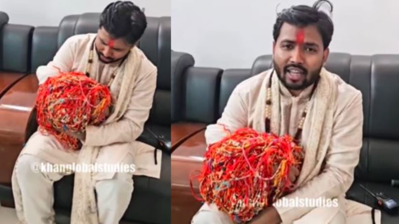 15,000 ಹೆಣ್ಣು ಮಕ್ಕಳ ಶ್ರೀರಕ್ಷೆ: ನಾನೇ ಭಾಗ್ಯಶಾಲಿ ಎಂದ ಖಾನ್ ಸರ್: ವೀಡಿಯೋ ವೈರಲ್ | Khan Sir Receives Unprecedented Love On Raksha Bandhan 15000 Rakhi From Students