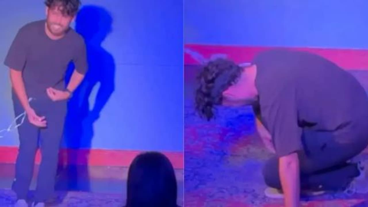 ಪಿರೇಡ್ಸ್ ಅನುಭವ ಪಡೆದುಕೊಳ್ಳಲು ಹೊರಟ ಯುವಕನಿಗೆ ಆಗಿದ್ದೇನು? ವೇದಿಕೆಯಲ್ಲೇ ಕುಸಿದ ಯುವಕ | Young Man Collapsed On Stage While Experiencing Period Pain Simulator Challenge ಪಿರೇಡ್ಸ್ ಅನುಭವ ಪಡೆದುಕೊಳ್ಳಲು ಹೊರಟ ಯುವಕನಿಗೆ ಆಗಿದ್ದೇನು? ವೇದಿಕೆಯಲ್ಲೇ ಕುಸಿದ ಯುವಕ | Young Man Collapsed On Stage While Experiencing Period Pain Simulator Challenge