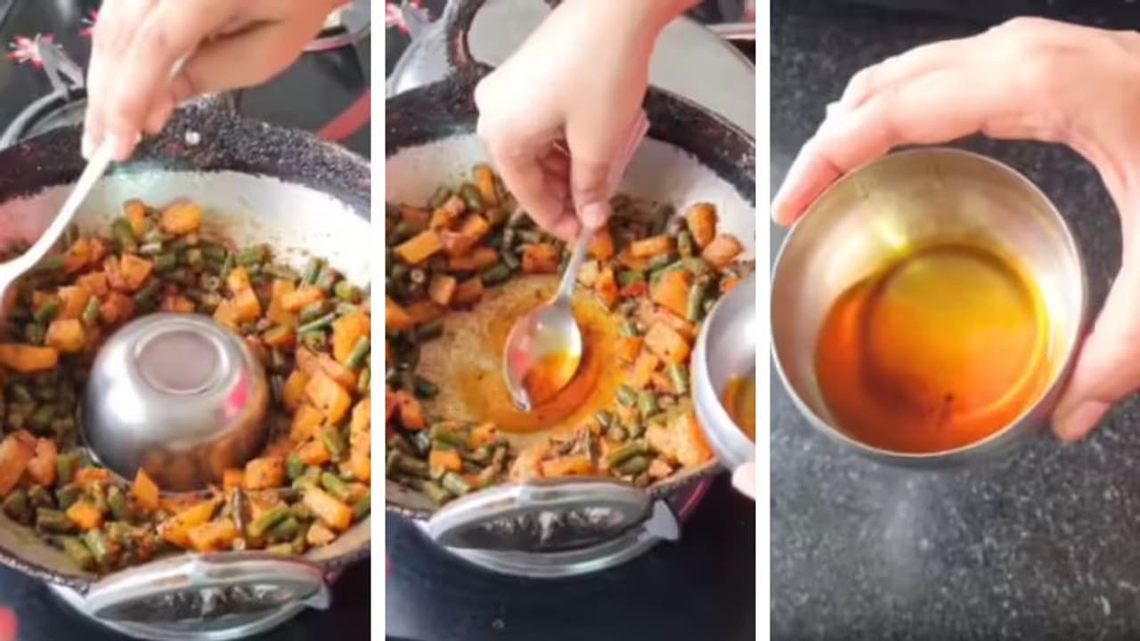 Oily food ತಿನ್ನಲು ಹೆದರಬೇಡಿ, ಈ ಈಸಿ ಹ್ಯಾಕ್ ಫಾಲೋ ಮಾಡಿ, ವೈರಲ್ ಆಗಿದೆ ಹೊಸ ಟ್ರಿಕ್ | Woman Shows Hack To Remove Extra Oil From Vegetables Roo Oily food ತಿನ್ನಲು ಹೆದರಬೇಡಿ, ಈ ಈಸಿ ಹ್ಯಾಕ್ ಫಾಲೋ ಮಾಡಿ, ವೈರಲ್ ಆಗಿದೆ ಹೊಸ ಟ್ರಿಕ್ | Woman Shows Hack To Remove Extra Oil From Vegetables Roo